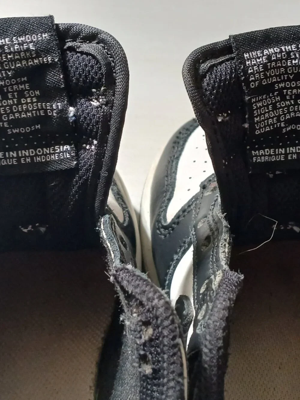 Nike Black and White Low-Top Sneakers Dunks Pandas Kids 13c